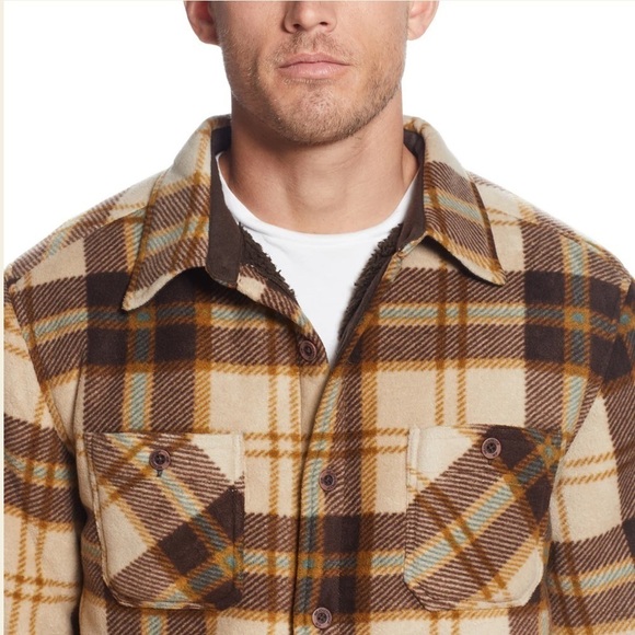 WEATHERPROOF FLEECE SHIRT JACKET IN LATTE BROWN SIZE XL EUC SUPER SOFT! - Picture 4 of 12